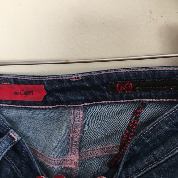 AG | The Capri Medium Wash Distressed Jeans | 24R - Picture 6 of 7